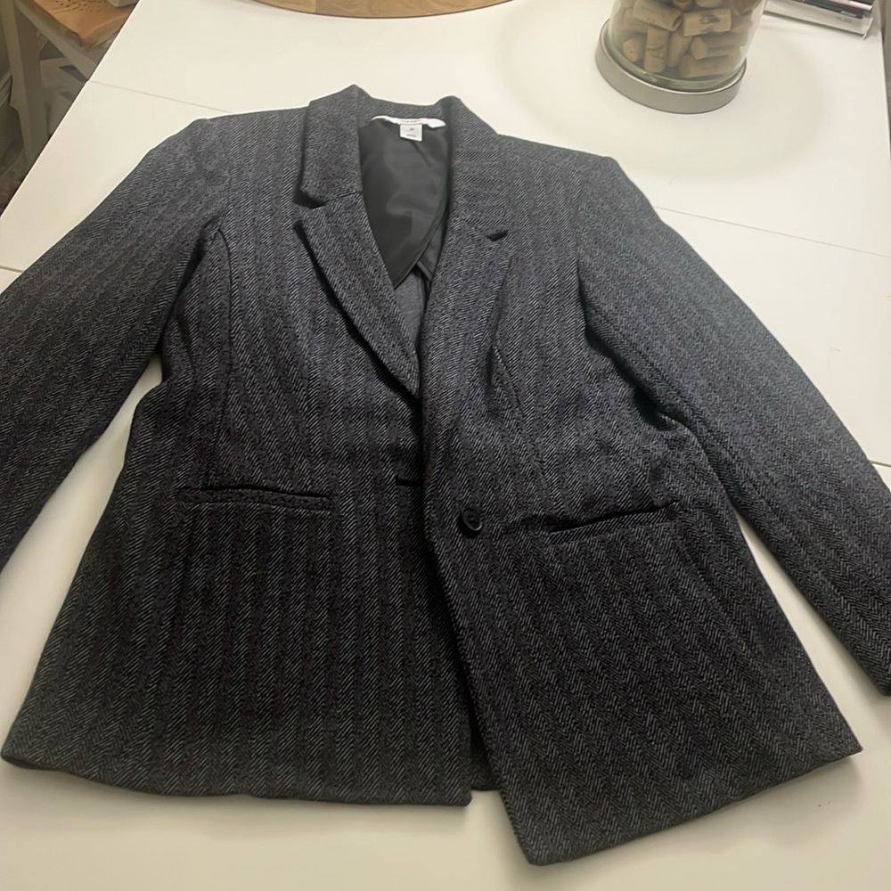 Old Navy Single Button Patterned Blazer